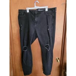 Old Navy​Style: Pop Icon Skinny Mid-Rise​Color: Black/Dark Wash​ Size 22